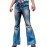 Men's Vintage High Waist Flare Jeans